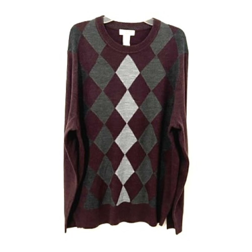 Dockers Argyle Knit Pullover Men's Sweater
